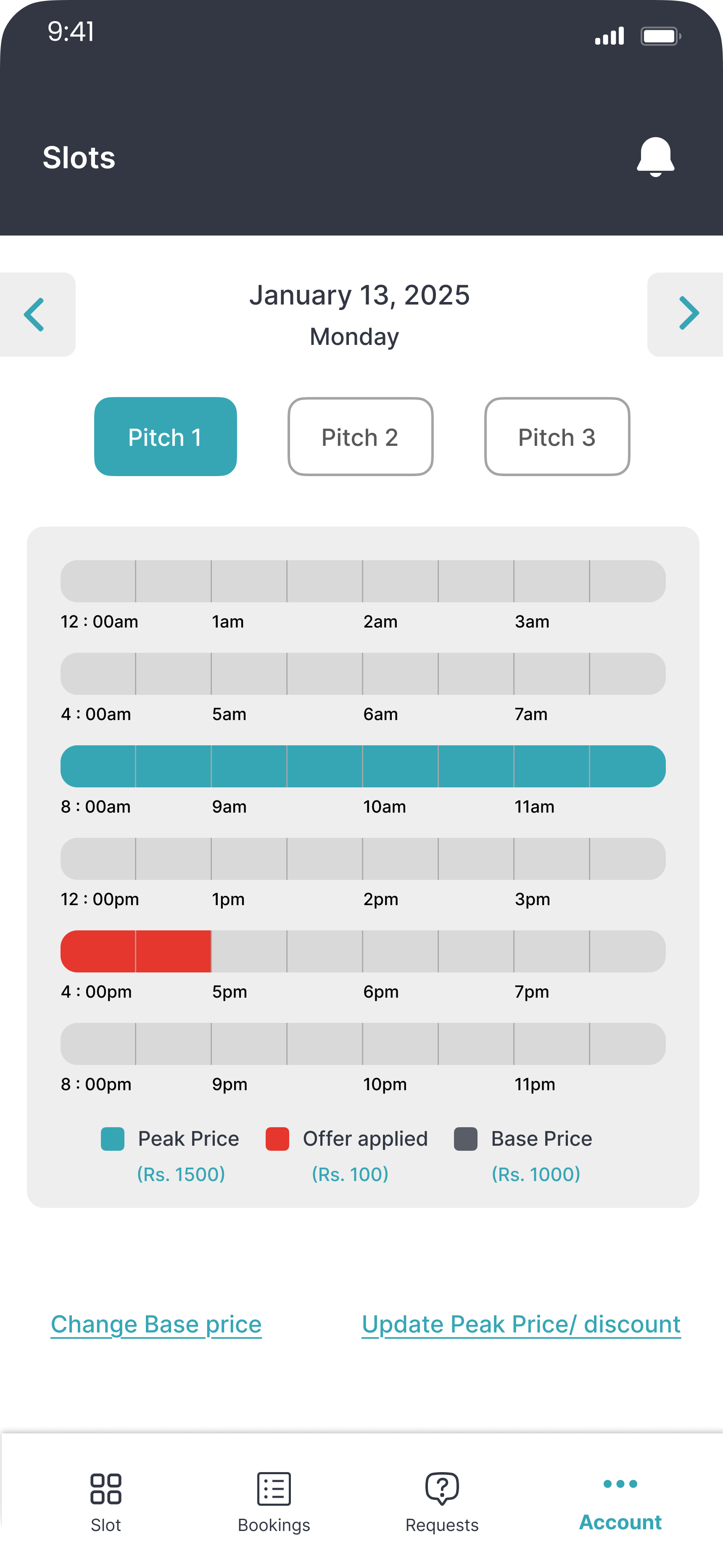 Squad Sports Venue Manager